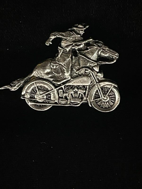 Pony Express Hat Pin  Light weight lead free alloy metal. these pins are great to accessorize your hats or any outfit.