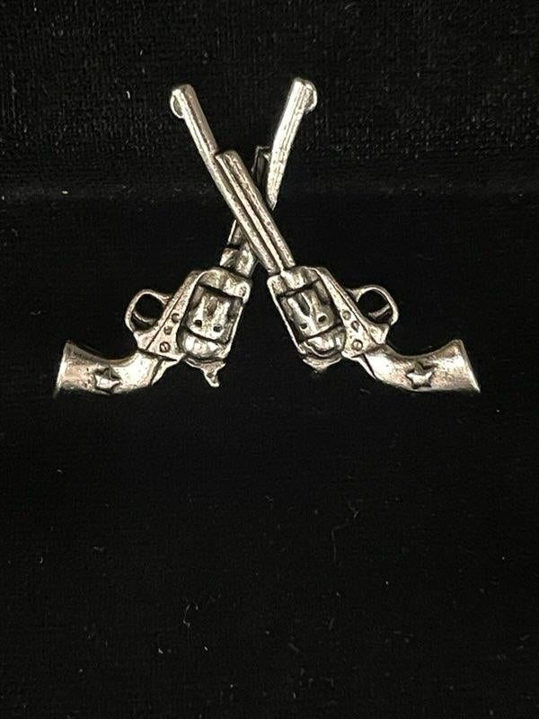 Guns Hat Pin  Light weight lead free alloy metal. these pins are great to accessorize your hats or any outfit.